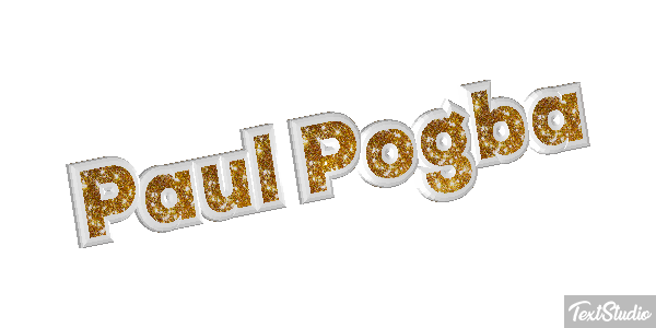 Paul Pogba Text effect