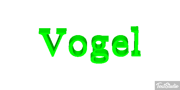 Vogel Effet de texte