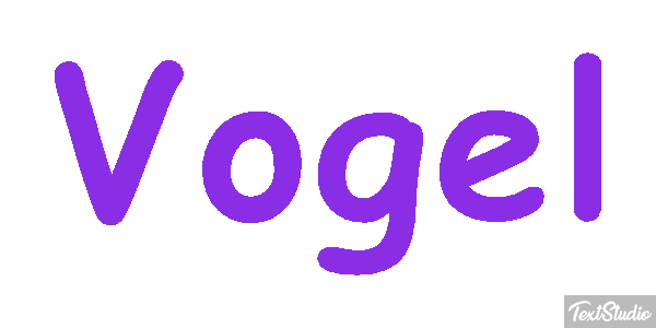 Vogel Effet de texte