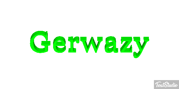 Gerwazy Effetto testo