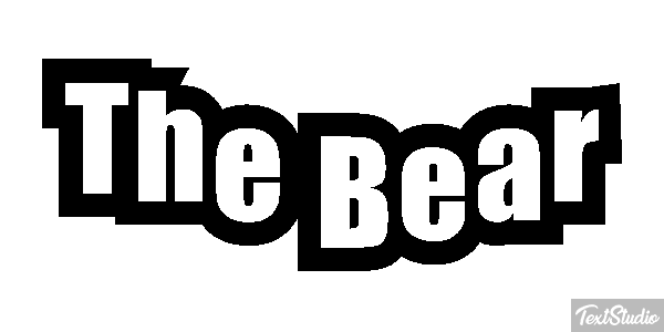 The Bear Effetto testo