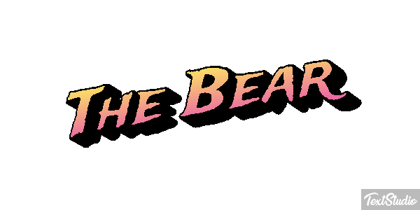 The Bear Effetto testo