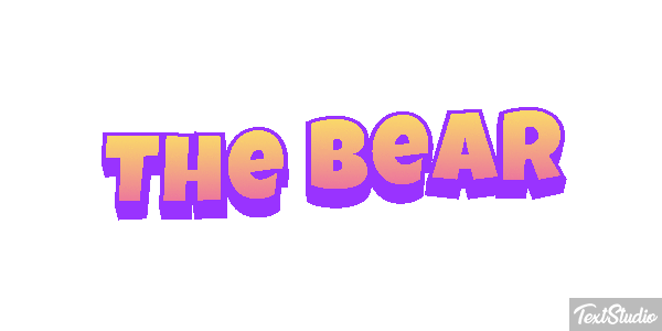 The Bear Effetto testo