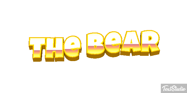 The Bear Effetto testo