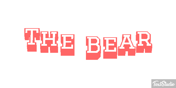The Bear Effetto testo