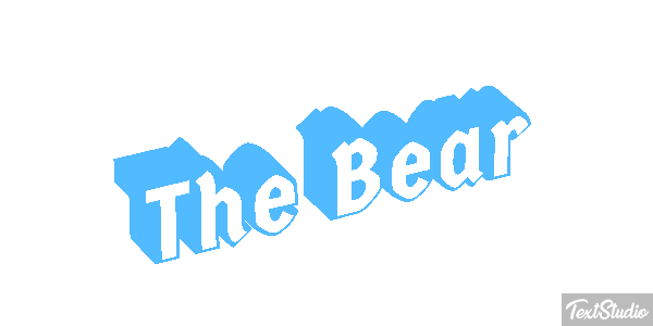 The Bear Effetto testo