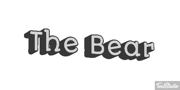 The Bear Effetto testo