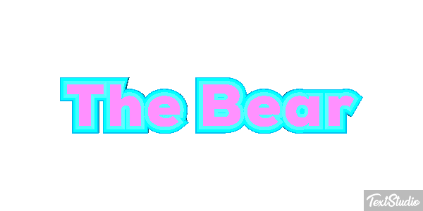 The Bear Effetto testo