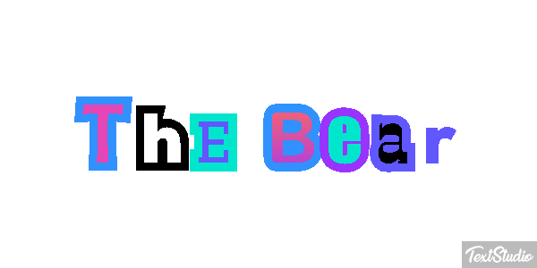The Bear Effetto testo
