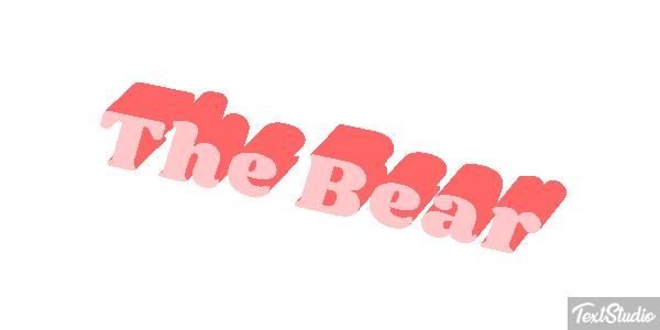 The Bear Effetto testo