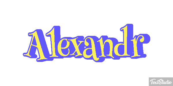 Alexandr Text effect