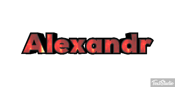Alexandr Text effect