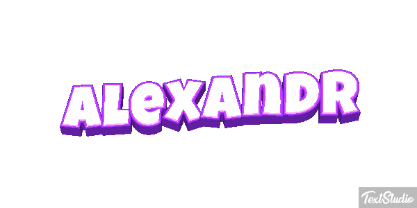 Alexandr Text effect