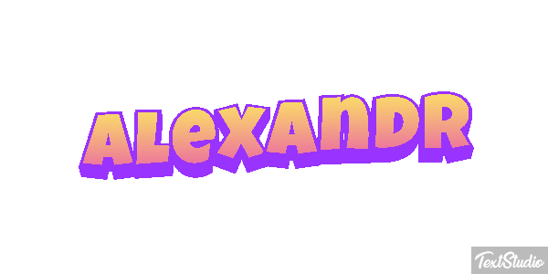 Alexandr Text effect