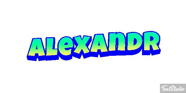 Alexandr Text effect
