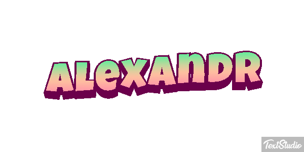 Alexandr Text effect