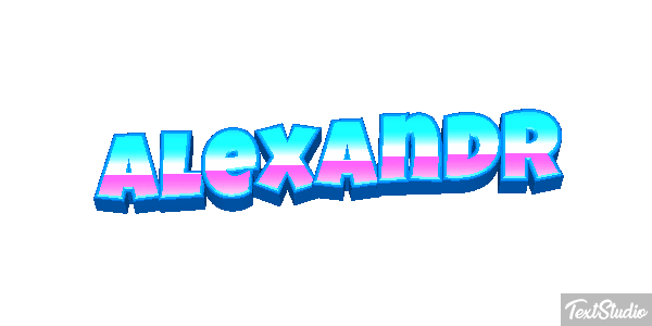 Alexandr Text effect