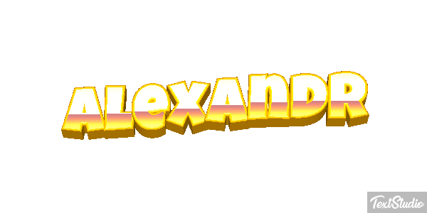 Alexandr Text effect