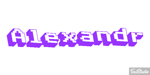Alexandr Text effect