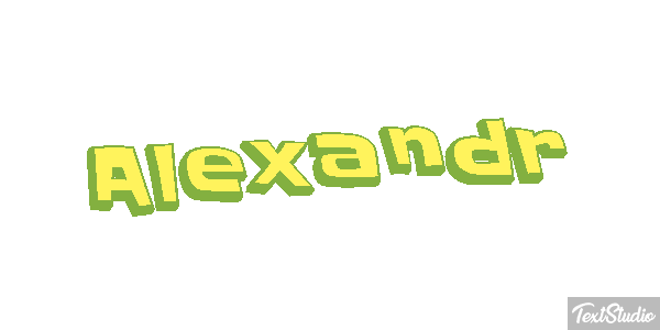 Alexandr Text effect