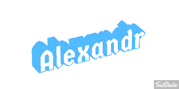 Alexandr Text effect