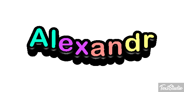 Alexandr Text effect