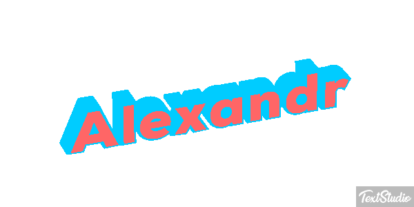 Alexandr Text effect