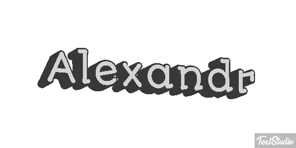 Alexandr Text effect