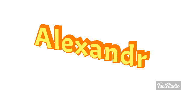 Alexandr Text effect