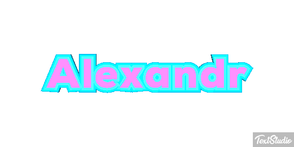 Alexandr Text effect