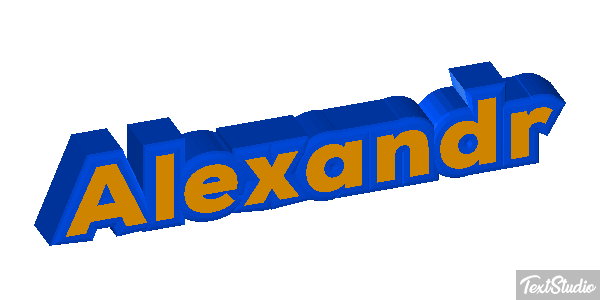 Alexandr Text effect