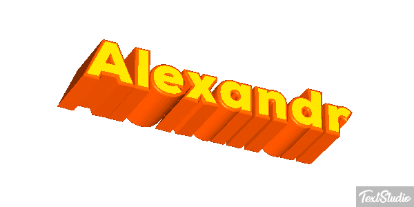 Alexandr Text effect