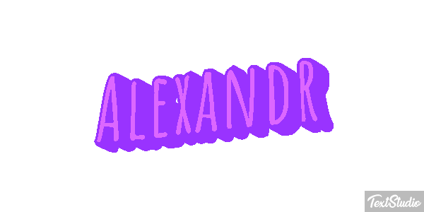 Alexandr Text effect