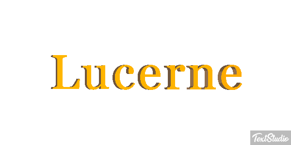 Lucerne Effetto testo