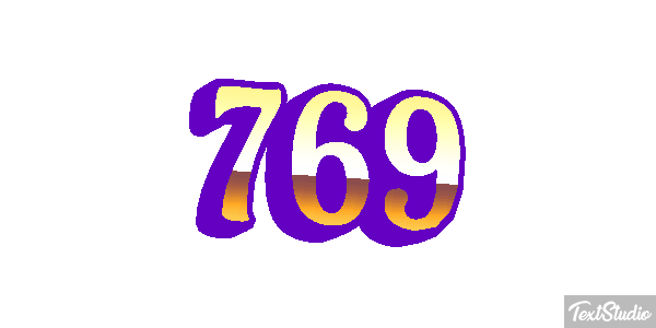 769 Tekst effect
