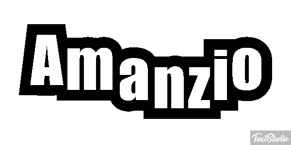 Amanzio Effetto testo