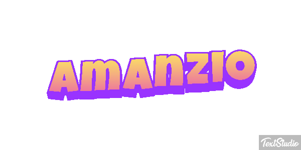 Amanzio Effetto testo