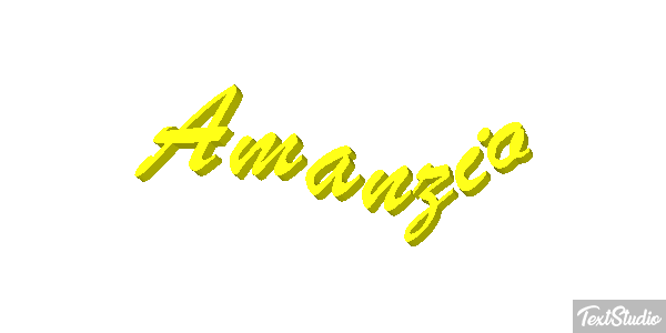 Amanzio Effetto testo