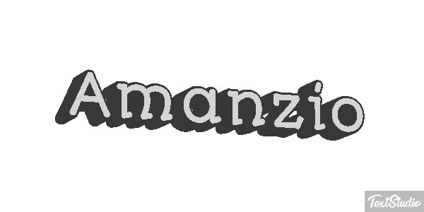 Amanzio Effetto testo
