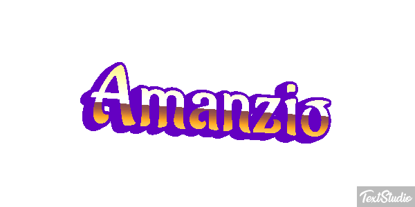 Amanzio Effetto testo