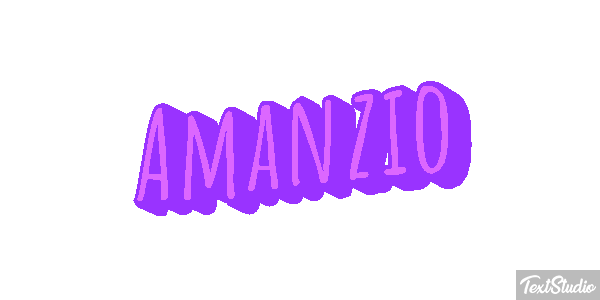 Amanzio Effetto testo