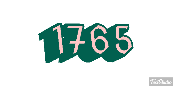 1765 Текстовый эффект