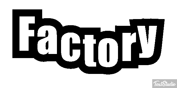 Factory Efekt tekstowy