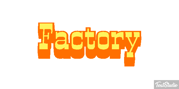 Factory Efekt tekstowy