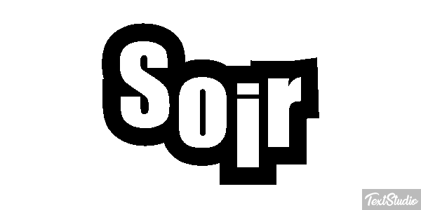 Soir Effet de texte