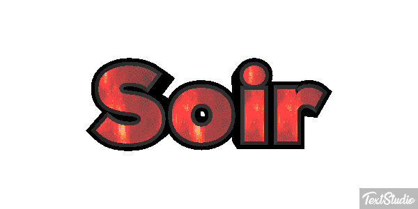 Soir Effet de texte