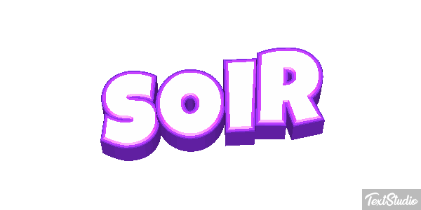 Soir Effet de texte