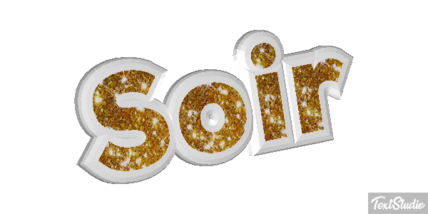 Soir Effet de texte