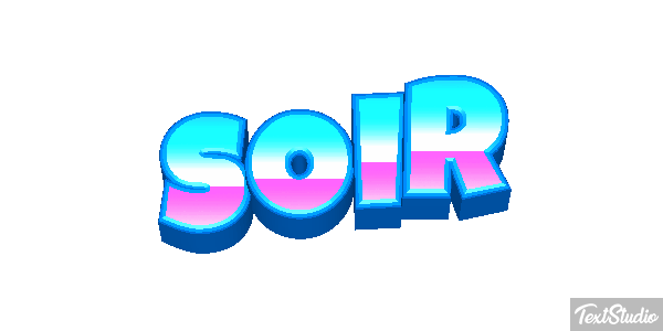 Soir Effet de texte