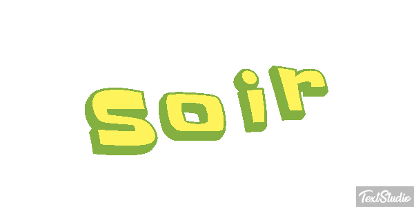 Soir Effet de texte